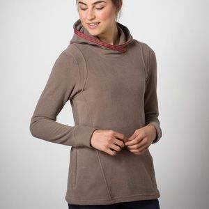 Toad & Co Eco Lookout Fleece Hoodie Brown M